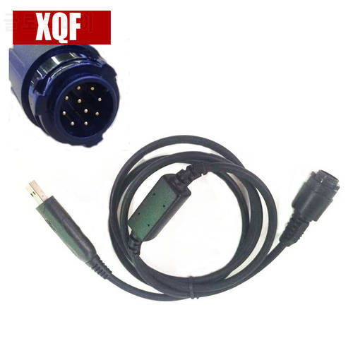 XQF 10PCS USB Programming cable for Motorola XIR M8268,M8200,M8260,M8228,M8220 etc car vehicle mobile radio