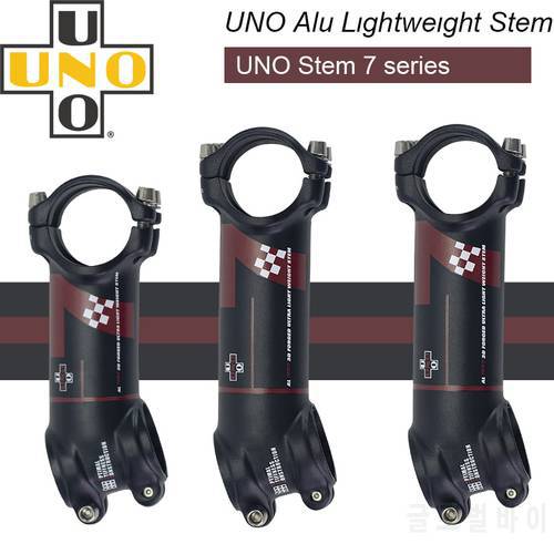 UNO 7 MTB bike stem -7 17 degree Kalloy ultralight Alu 7050 70mm 80mm 90 mm 100 110 120 130mm bicycle stem no logo Mountain