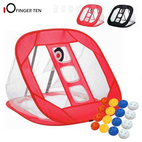 Target Practice Pop Up Golf Hitting Net Backyard Outdoor with 3 Rubber Tees Chipping Nets for Indoor Accuracy Swing