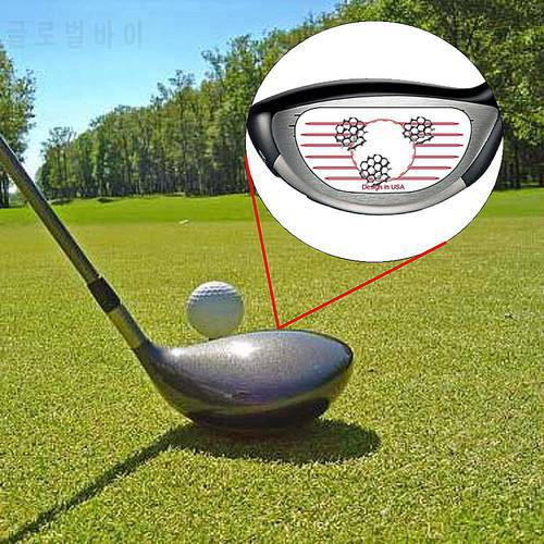 Golf Club Tape Lable Impact Target Sticker for Iron Woods Driver Training Aids Tools Practice Accessories Shipping