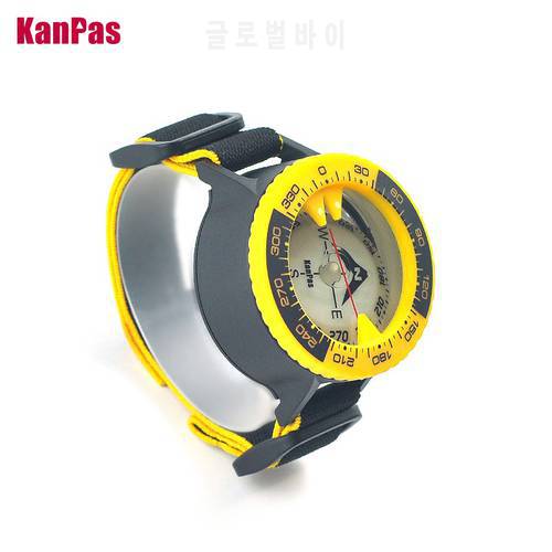 KANPAS 6BAR Scuba diving compass / Dive compass / Compass sea navigation / Blue compass glow
