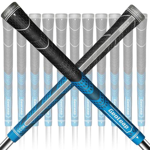 Geoleap Golf Grips 100pcs/lot, Back Rib，Multi Compound Hybrid Golf Club Grips, Standard/Mdisize, 5 Color. Fress Shipping