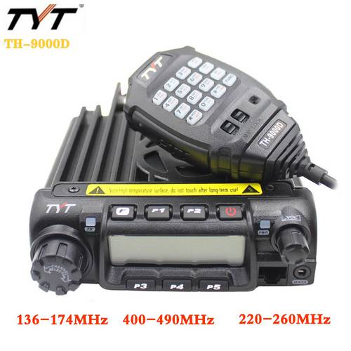 2020 Latest Version TYT TH-9000D Mobile Radio 200CH 60W Super Power High / Mid / Low selectable power Walkie Talkie