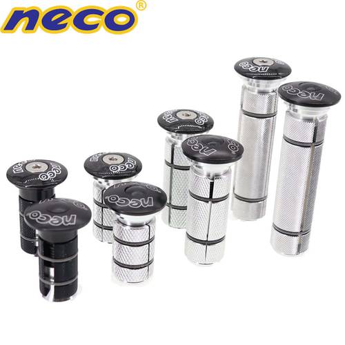 Neco Bike Headset Stem Top Cap Compression plug Nut Compressor Expansion Fork Steerer Carbon Fiber Cover Long Large Size