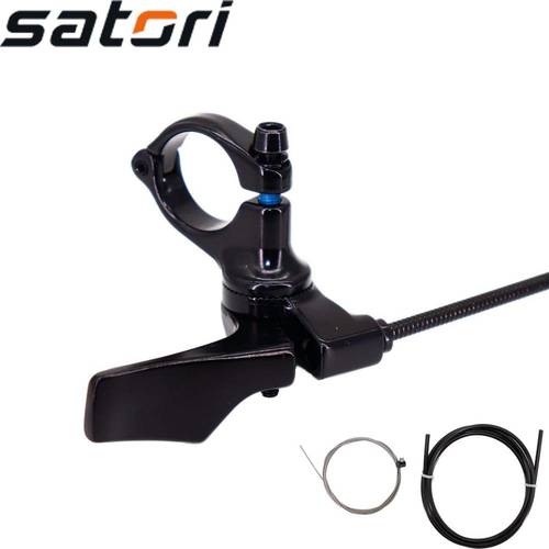 Satori Dropper Seatpost Lever Switch with Full Set Cable and Hose Southpaw Remote Control Seat Post Lever