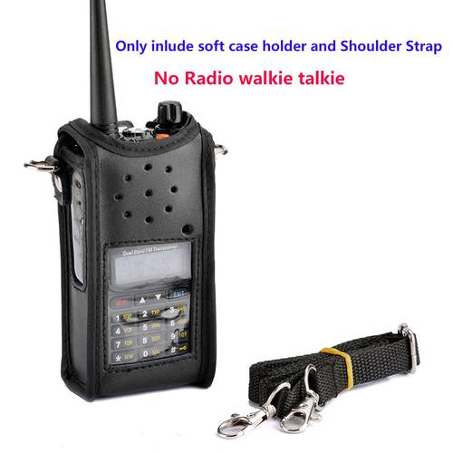 HOT Nylon shoulder Holder Walkie Talkie Radio Bag For WOUXUN baofeng uv-9r plus UV-XR BF-A58 UV-5R uvb2 Soft leather holder