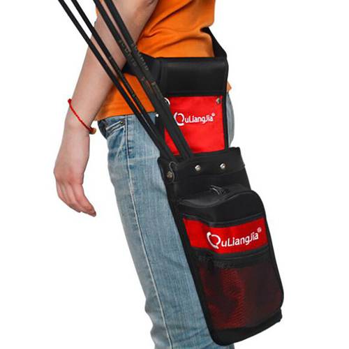 Arrow Quiver RH Archery Hunting Arrow Holder Portable Waist Hip Bag Right Hand Hunting Shooting Quiver Outdoor Accessories Bow