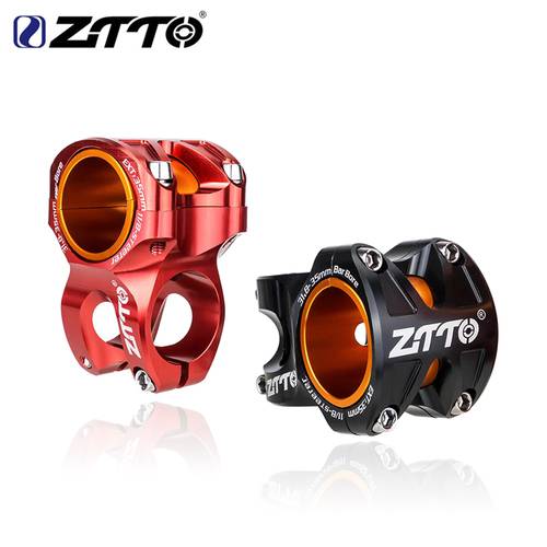 ZTTO MTB High-Strength Lightweight Bicycle Stem CNC Aluminum Alloy 0 Degree Rise DH AM Enduro For 35mm / 31.8mm Bike Handlebar