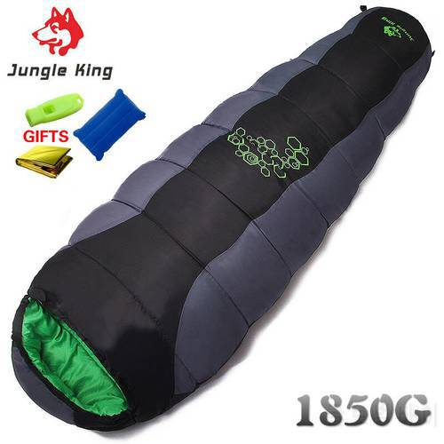 Jungle King Thickening Fill Four Holes Cotton Sleeping Bags Outdoor Camping Mountaineering Special Traveling Hiking Sleeping Bag