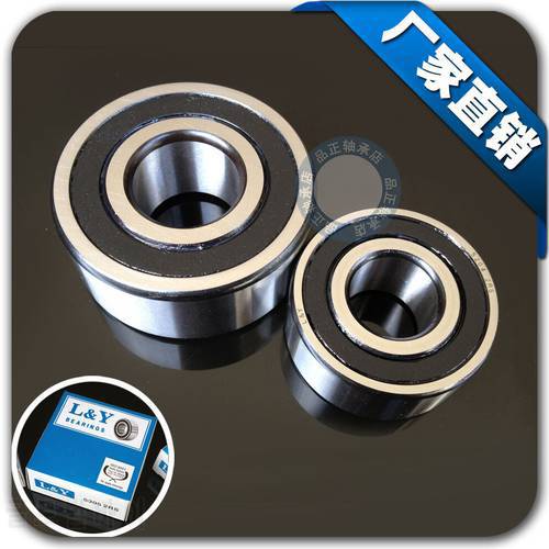 6pcs/lot high speed bearing 3000 3001 3002 3003 3004 3005 3006 3007 3008 -2RS double row angular contact ball bearings