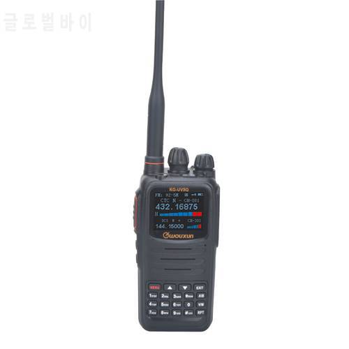 Wouxun KG-UV3Q Analogue UV dual band Walkie talkie VHF 10W UHF 8W High power talkie walkie scrambler roger two way radio FM