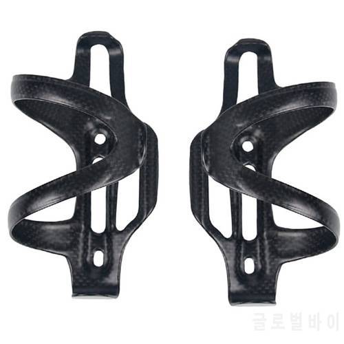 Left/Right open mouth full Carbon Fiber Bicycle Water Bottle Cage MTB Road Bike Bottle Holder Bike Accessories