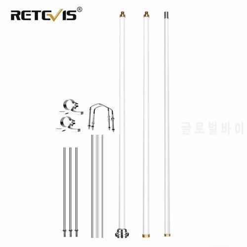 RETEVIS MA05 High Gain Glass Steel Omni-Directional Antenna VHF UHF SL16-K For Base Station For Repeater Retevis RT97/RT92/RT74