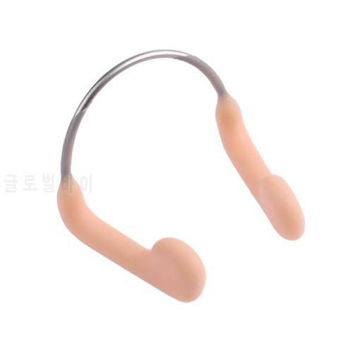 Durable No-skid Soft Silicone Steel Wire Nose Clip for Swimming Diving