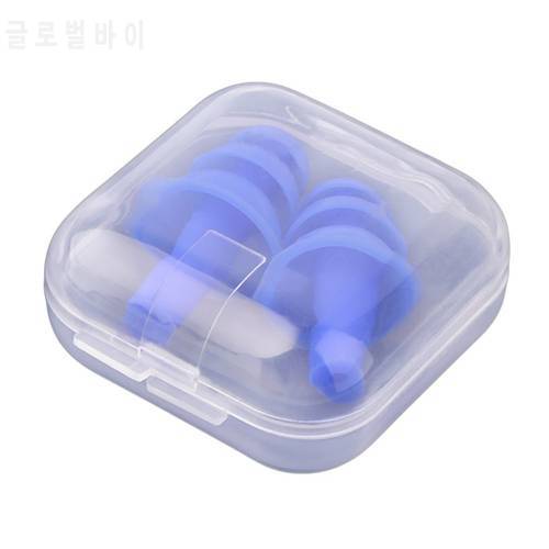 A Pair Silicone Ear Plugs Anti Noise Snore Earplugs Noise Reduction for Study SAL99
