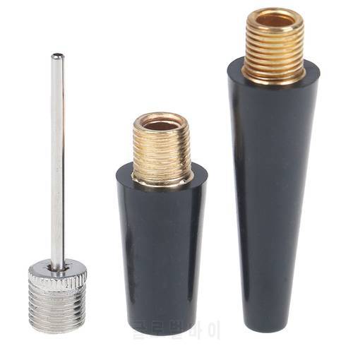 3pcs Bicycle Metal Plastic Durable Strong Ball Bicycle Pump Needle Nozzle Kit Inflation Kit Bike Valve Adapter for Ball Bike