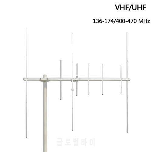 HYS Yagi Antenna Dual Band VHF/UHF 144/430Mhz 100W High Gain 9.5/11.5dBi Outdoor Antenna for Baofeng Yaesu Kenwood Transceiver
