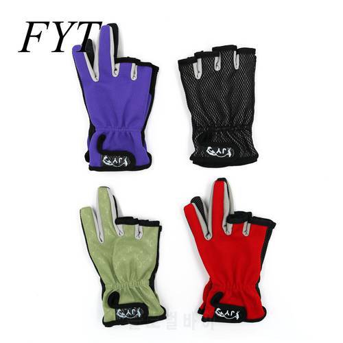 Fishing Gloves 3 Fingers Cut Gloves Fingerless Gloves Breathable Outdoor Protection Casting Fishing Apparel Tools Outdoor Gear