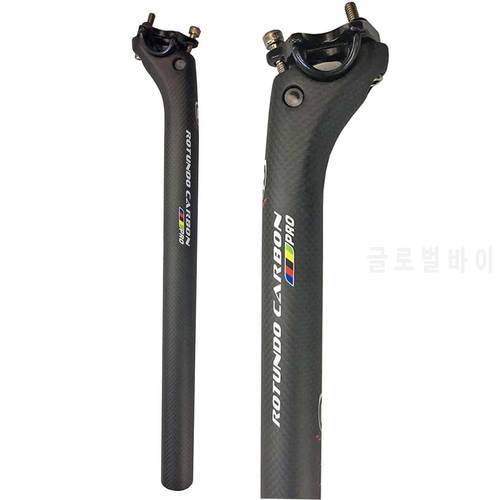 new bicycle seatpost carbon seatpost bicycle seat post MTB road bike parts 3k carbon 188g 27.2/30.8/31.6 -400mm cycling parts