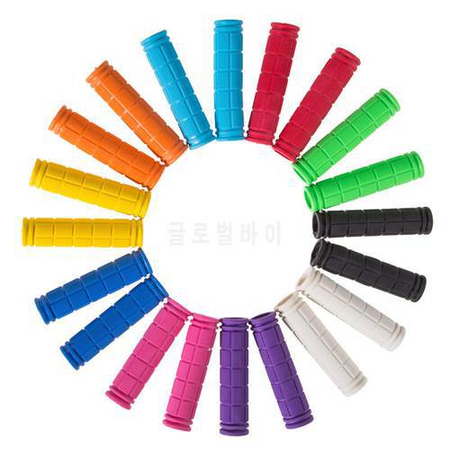 12 cm Rubber Bike Handlebar Grips Cover BMX MTB Mountain Bicycle Handles Anti-skid Bicycles Bar Grips Fixed Gear Bicycle Parts