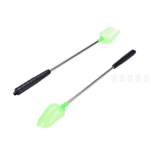 New Adjustable Baiting Throwing Spoon Stick Terminal Fishing Bait Tackle Tool and Handle for Boilies Spod Mix Particles Tool