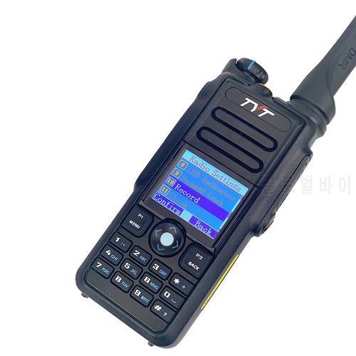 TYT walkie talkie DMR MD-2017 VHF UHF dual band IP67 Waterproof TDMA 5Watt digital portable two way radio