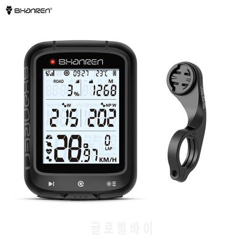 SHANREN MILES GPS Bike Computer Wireless Bicycle Speedometer ANT+ Bluetooth Cycling Computer