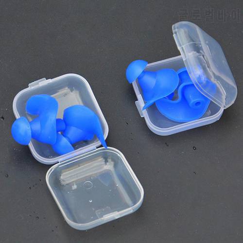 1 Pair Soft Silicone Ear Plugs Waterproof Dustproof Earplug Sports Ear Plugs Noise Reduction Earbuds Swimming Accessories