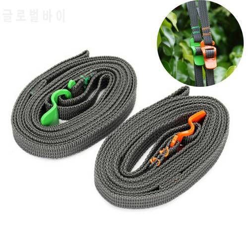 Load 125kg 200CM Durable Nylon Cargo Tie Down Luggage Lash Belt Strap With Cam Buckle Travel Kits Camping Strap Tools