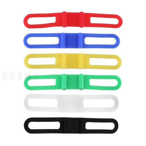 Elastic Bandage Silicon Strap Mountain Road Bike Torch Flashlight Bands MTB Bicycle Accessories