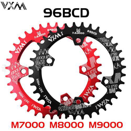 VXM Round 96BCD Chainring MTB Mountain BCD 96 bike bicycle 32T 34T 36T 38T crankset Tooth plate Parts for M7000 M8000 M9000