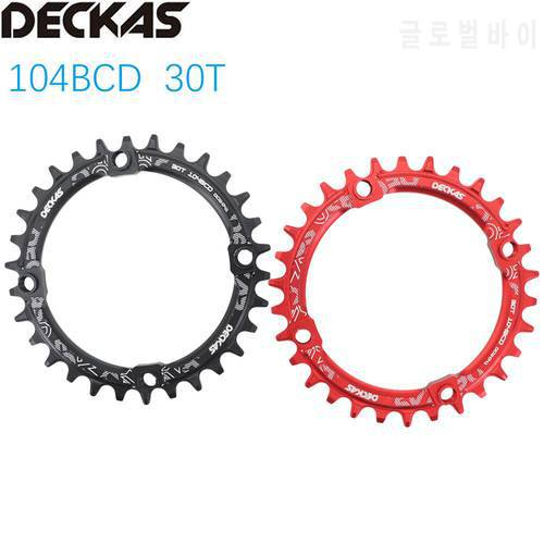 Deckas 104BCD Chainring Round Bike 30T Tooth MTB Bike Mountain Bike Chain Ring Chainwheel 104 BCD 30 Tooth