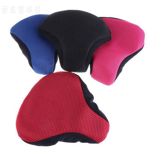 Bicycle Saddle 3D Soft Bike Seat Cover Cycling Silicone Seat Cushion Cycling Saddle for Bicycle Bike Accessories Dropshipping