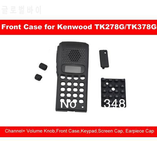 Front Cover/Case for Kenwood TK278G TK378G Portable Two-way Radio/Transceiver w/ Knobs,keypad,Screen Cap,Earpiece Cap