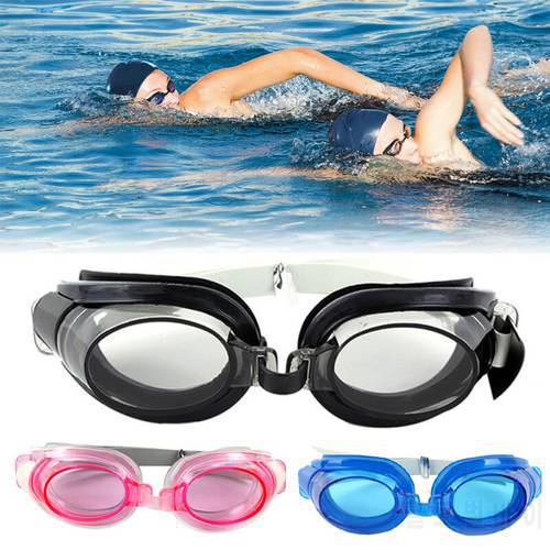 Silicone Swimming Goggles Waterproof Anti Fog Goggles Set UV Protection Wide View Adjustable Glasses With Nose Clip Ear Plug
