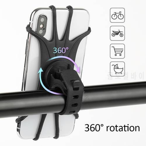 360° Universal Bike Bicycle Phone Holder Creative Silicone Bicycle Phone Holder Balance Car Bicycle Handle Phone Accessories