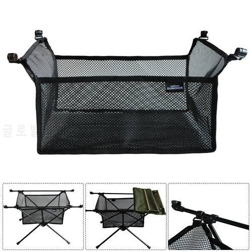 SUNDICK Folding Table Net Bag Fine-Knitted Thick Net for Outdoor Desk Portable Lightweight Foldable Desk Bag Camping Supplies