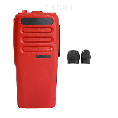 Red Walkie Talkie Replacement Repair Case Housing Cover Kit for CP200D DEP450 Portable Two Way Radio