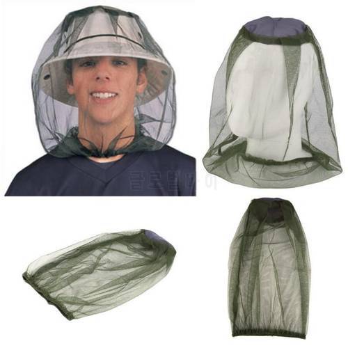 1PC Outdoor Fishing Cap Anti Mosquito Insect Hat Fishing Hat Bug Mesh Head Net Face Protector Hiking Camping Hats Men Women
