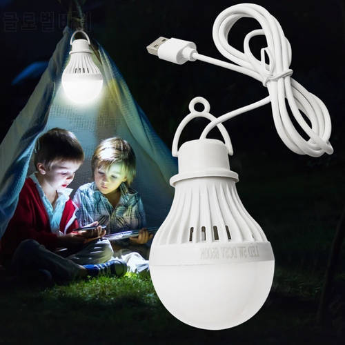 Mini Portable Camping Lighting Mini 5V LED Bulb Tent Light Night Fishing Riding Emergency Reading Lamp