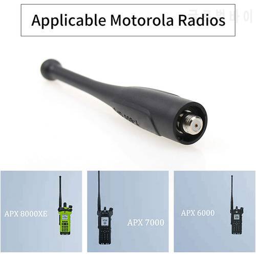 2 Pack Antenna for Motorola APX1000 APX4000 APX6000 APX6000XE APX APX7000 8000XE Stubby764-870 MHz with GPS NAR6595A