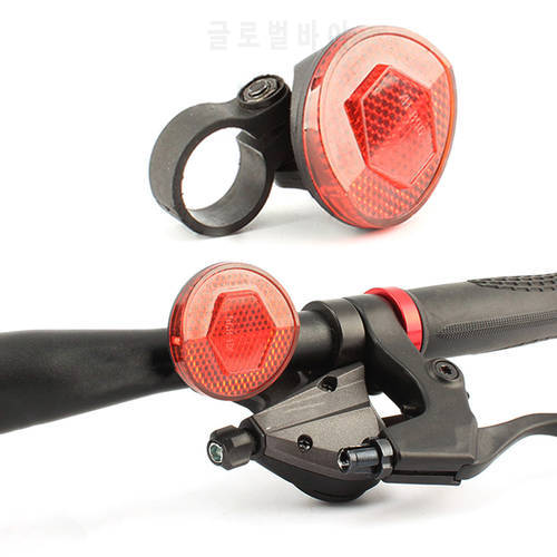 Mountain Bike Handlebar Reflector Road Bicycle Front Rear Reflective Warning Light Night Riding Safety Lens Cycling Accessories