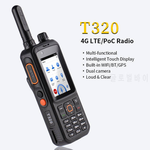 Inrico T320 for Zello Android Network POC Radio 4G LTE Transceiver Walkie Talkie Smart Phone