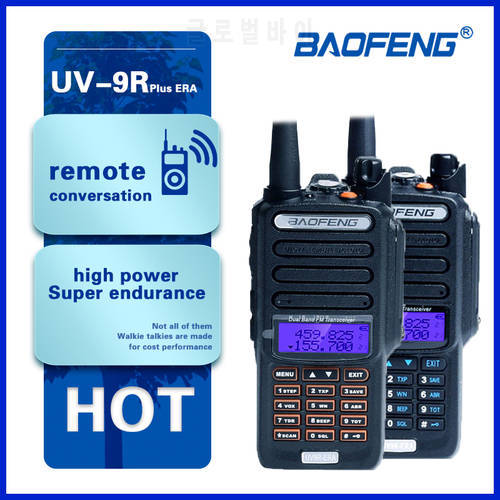2021Baofeng UV-9R Plus ERA Upgraded Version of Long Range 10w portable Two Way RadioStations Hunting UV-9R PLUS IP68 Waterproof