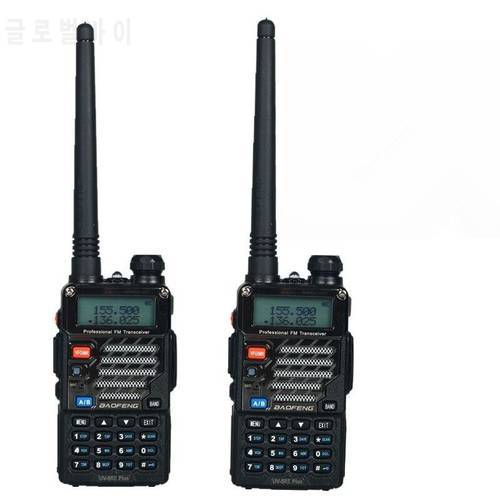 2pcs Baofeng UV-5RE Walkie Talkie Two Way Radio FM VOX Dual Display radio comunicador 5W 128CH UHF CB radio baofeng UV-5R plus