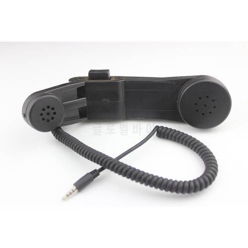 Handheld Phone Hand Microphone Element H250-PTT Communication Station Handle Mic 3.5mm Jack For Mobile Phone