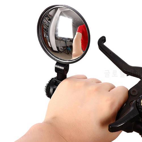 MTB Bike Bicycle Handlebar Mount Round Rearview Mirror Safety Cycling Equipment Bicycle Accessories