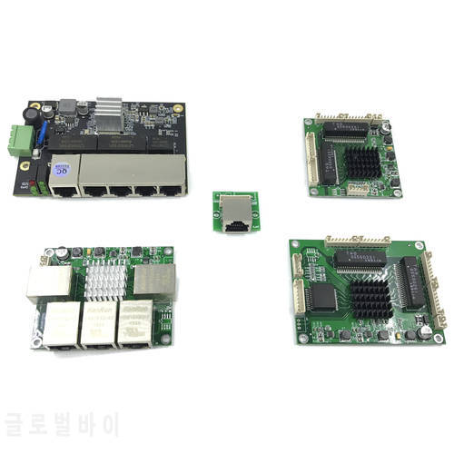 Industrial Ethernet Switch Module 5 Ports Unmanaged10/100/1000mbps PCBA board OEM Auto-sensing Ports PCBA board OEM Motherboard