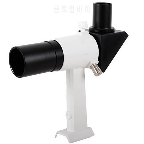 Angeleyes 6X30 90 Degree Metal Finder Scope with Crosshair Viewfinder for Astronomical Telescope Finder Scope
