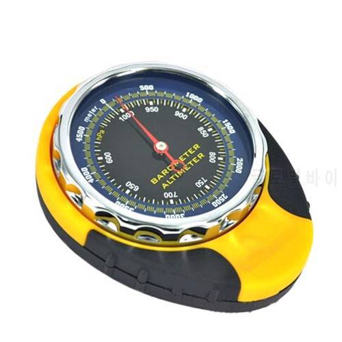 4-in-1 Altitude Meter Altimeter Barometer Compass Thermometer Portable Camping Hiking Compass Outdoor Tool